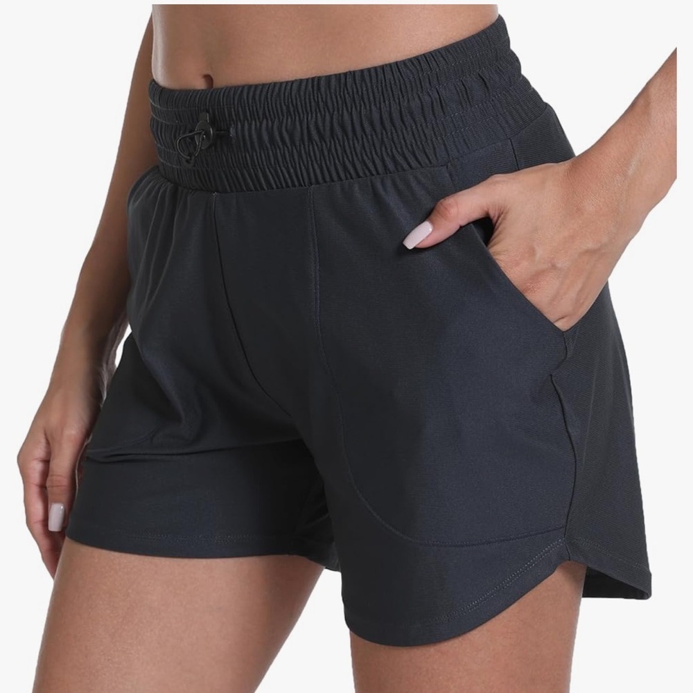Women's dark charcoal grey Athletic Shorts size XS extra small - Picture 3 of 5